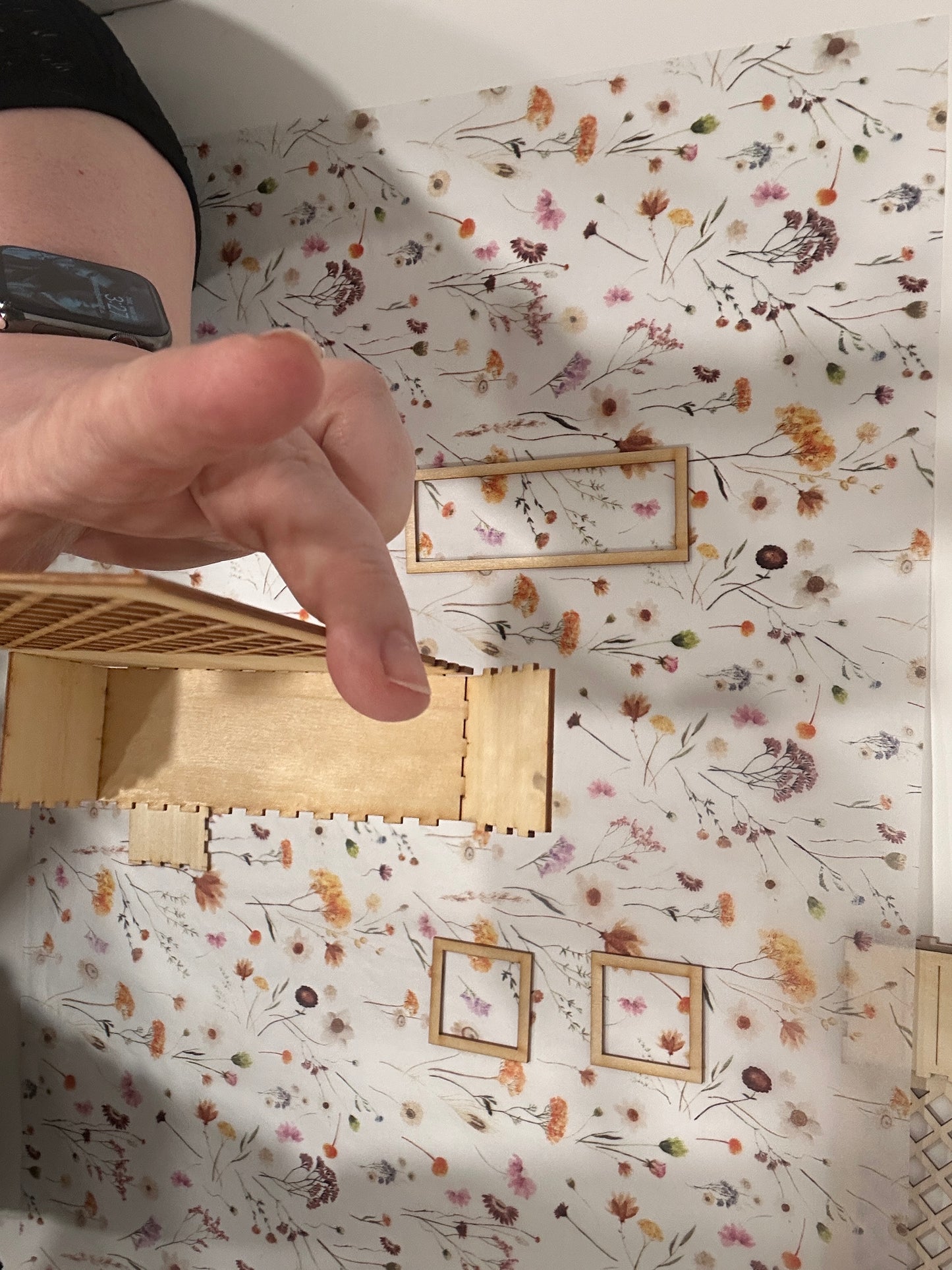 DIY Planter Box Lattice Kit 1:12 Scale Kit