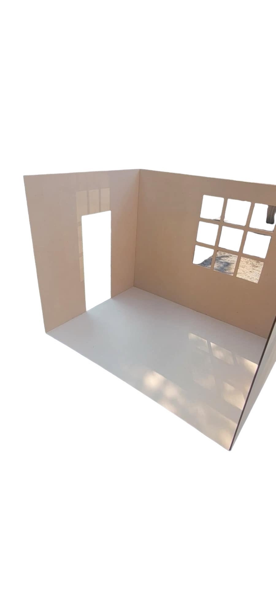 1/6 Scale Room Box/ Barbie scale 24W x 18H x18D also available in 1/12 scale