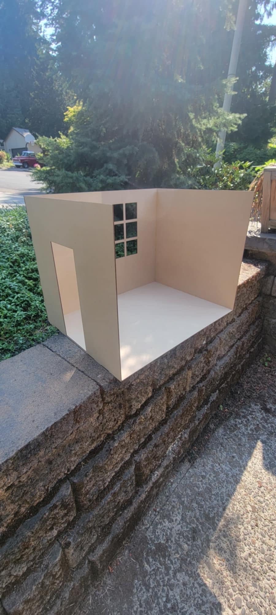 1/6 Scale Room Box/ Barbie scale 24W x 18H x18D also available in 1/12 scale