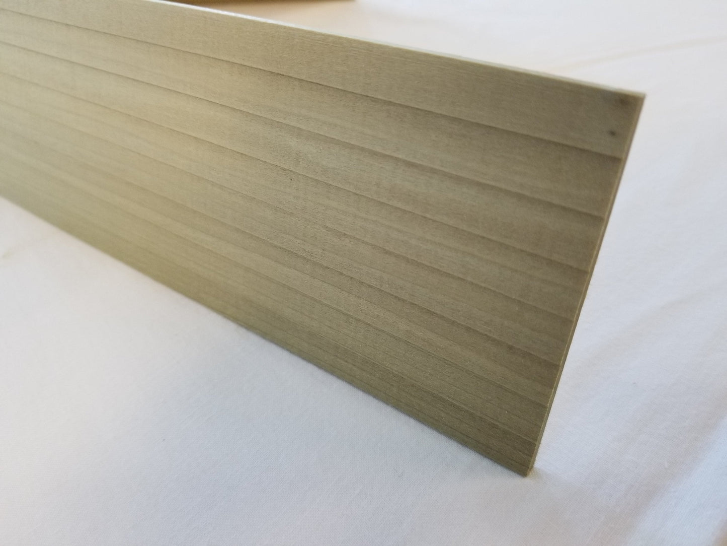 3/8 Inch x 48" Inch Miniature Dollhouse Wood Siding - Hobby Enthusiasts, this is the highest quality and ready to paint or stain!