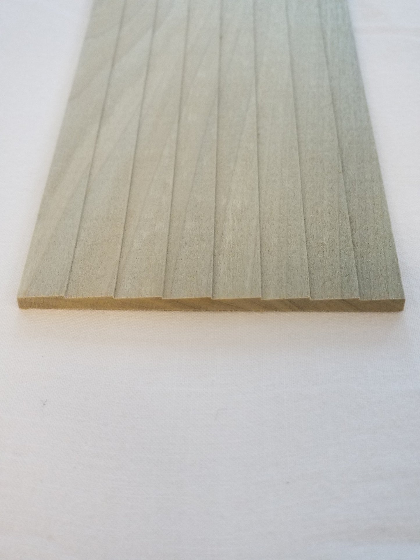 3/8 Inch x 48" Inch Miniature Dollhouse Wood Siding - Hobby Enthusiasts, this is the highest quality and ready to paint or stain!