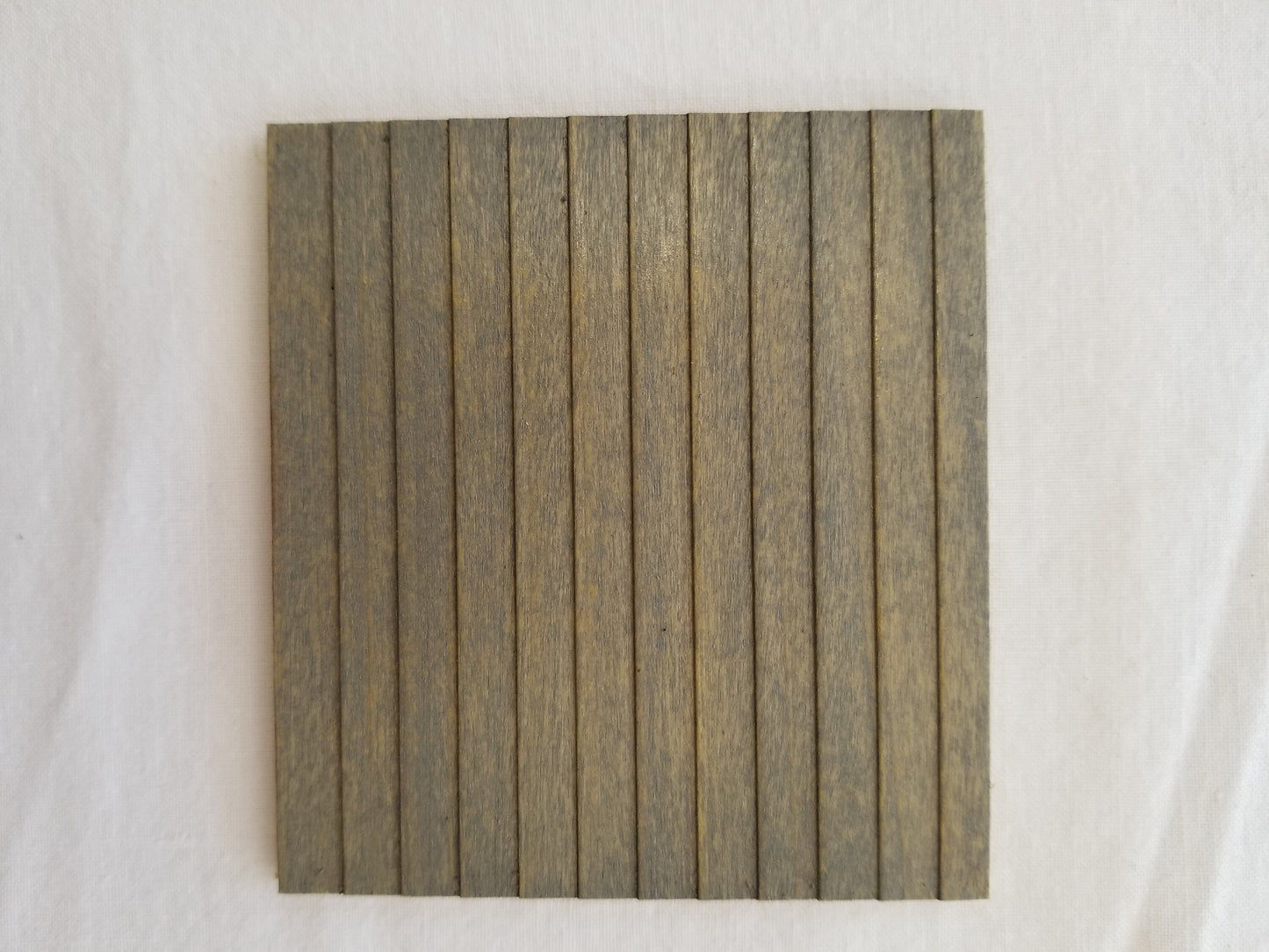 1/4 Inch x 48 Inches Real Wood Siding - Dollhouse Miniature Siding