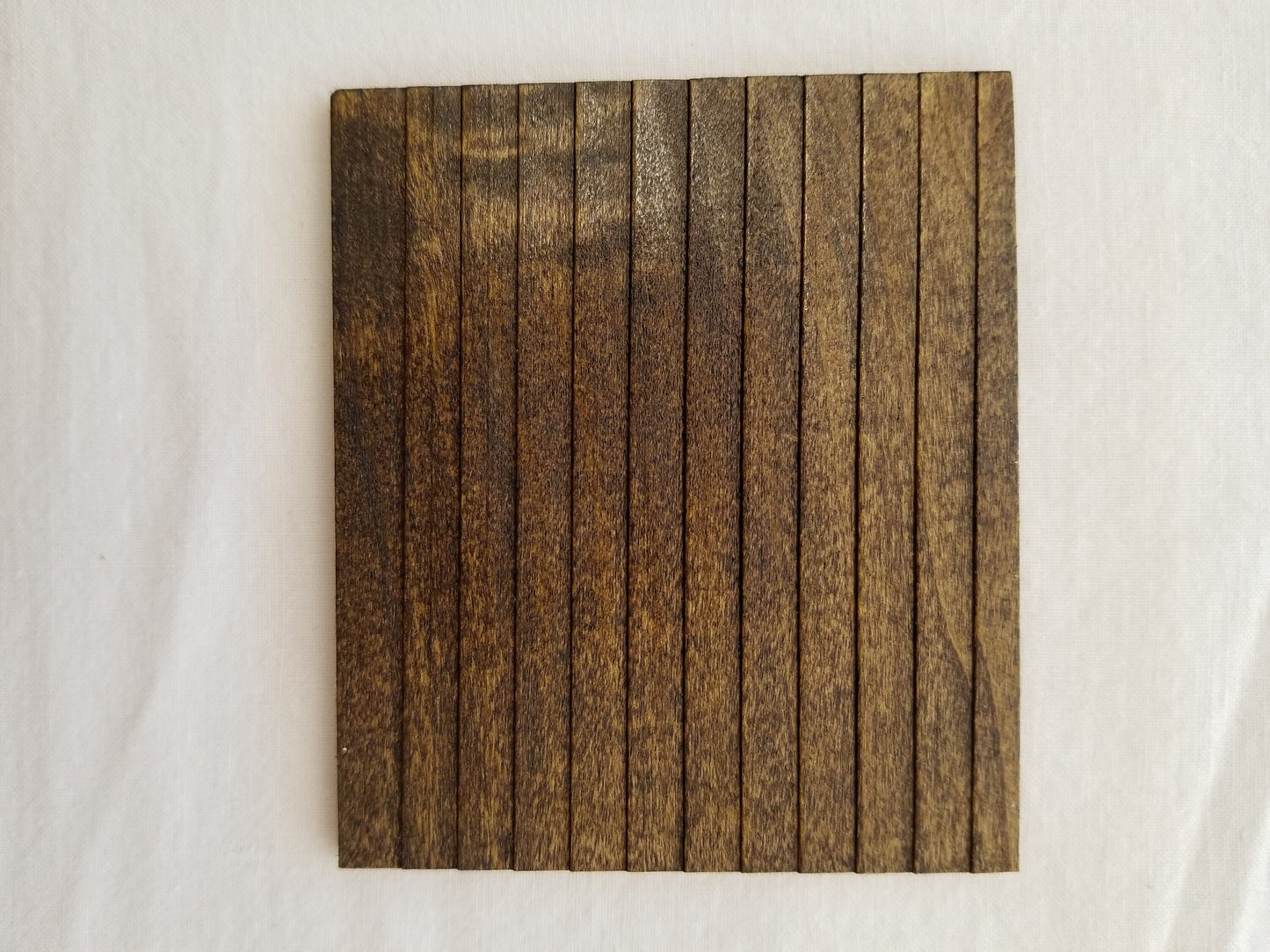 1/4 Inch x 48 Inches Real Wood Siding - Dollhouse Miniature Siding
