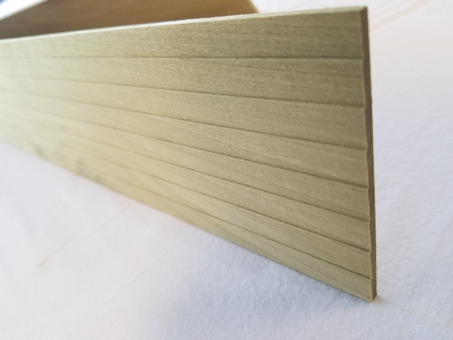 3/8 Inch x 48" Inch Miniature Dollhouse Wood Siding - Hobby Enthusiasts, this is the highest quality and ready to paint or stain!