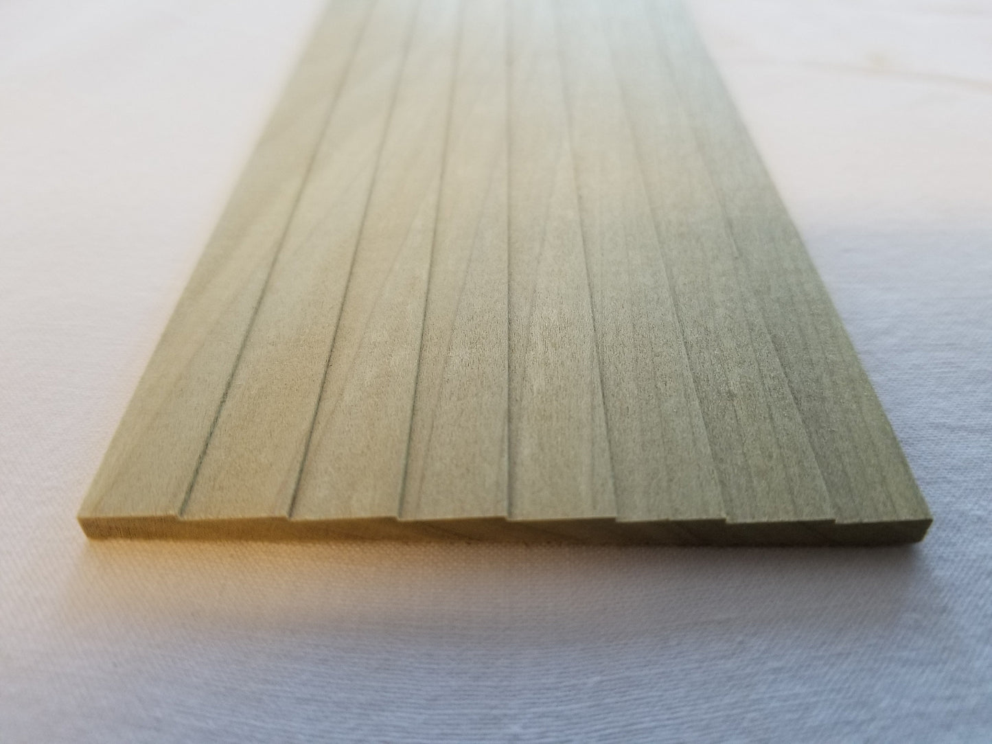 3/8 Inch x 48" Inch Miniature Dollhouse Wood Siding - Hobby Enthusiasts, this is the highest quality and ready to paint or stain!