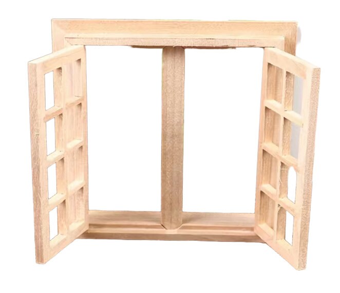 1:12 SCALE WINDOW/Double sided opening window/diorama window/miniature scene window/functioning window/dollhouse window/Cute 12 grids.