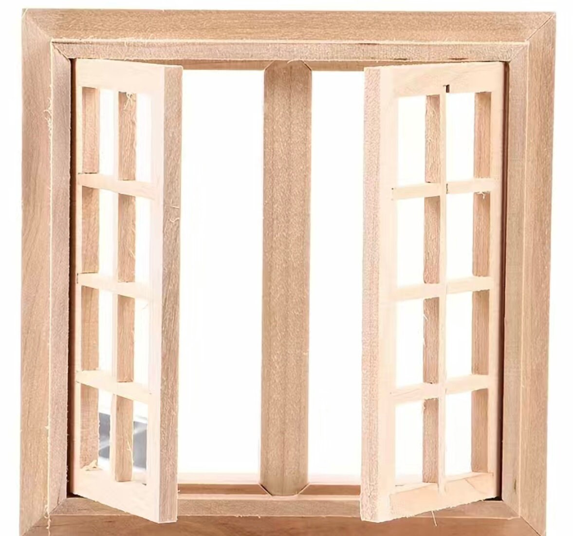 1:12 SCALE WINDOW/Double sided opening window/diorama window/miniature scene window/functioning window/dollhouse window/Cute 12 grids.