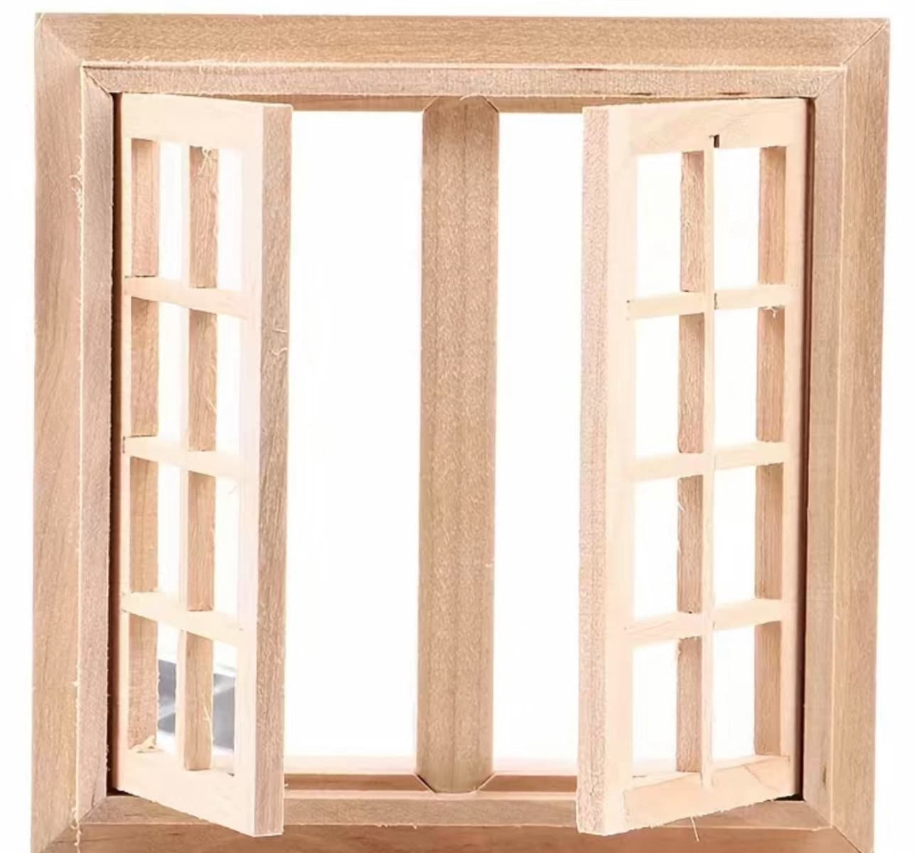 1:12 SCALE WINDOW/Double sided opening window/diorama window/miniature scene window/functioning window/dollhouse window/Cute 12 grids.