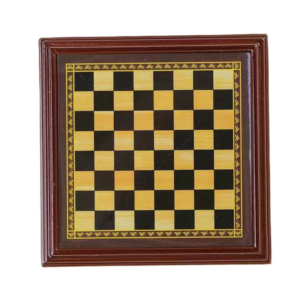 1:12 scale miniature Chess set. Antiqued Miniature Chess set/ all pieces included chess set/ miniature set games