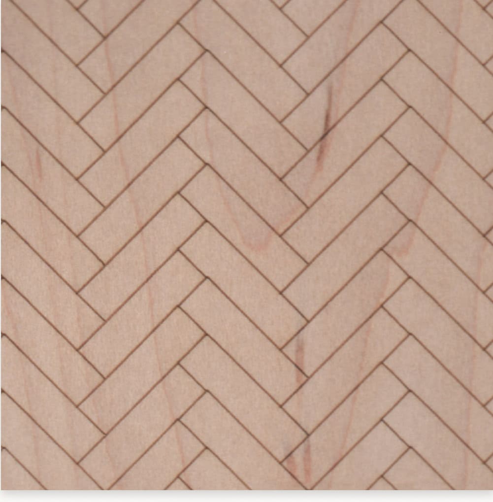 Herringbone 1:12 Scale Flooring-Diorama Flooring- Roombox Flooring-Mini Flooring- REAL WOOD flooring- Cherry-Black Walnut-Maple-White Oak